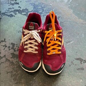 Reebok Red Athletic Shoes with Breathable Mesh